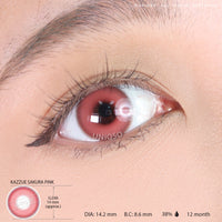 Kazzue Sakura Pink (1 lens/pack)-Colored Contacts-UNIQSO EU