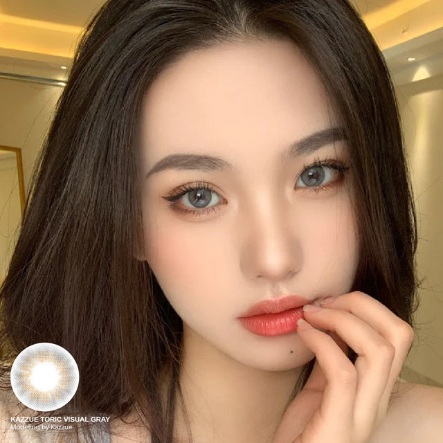 Kazzue Toric Visual Gray (1 lens/pack)-Colored Contacts-UNIQSO EU