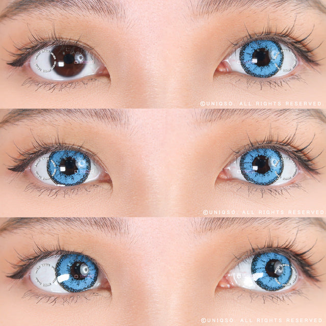 Kazzue Vivid Brilliant Blue (1 lens/pack)-Colored Contacts-UNIQSO EU