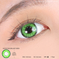 Kazzue Vivid Brilliant Green (1 lens/pack)-Colored Contacts-UNIQSO EU