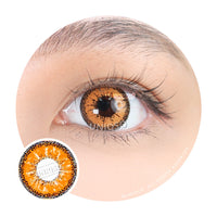 Kazzue Vivid Brilliant Orange (1 lens/pack)-Colored Contacts-UNIQSO EU