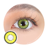 Kazzue Vivid Brilliant Yellow (1 lens/pack)-Colored Contacts-UNIQSO EU