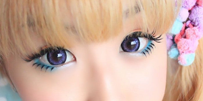 Kimchi Bambi Blue (1 lens/pack)-Colored Contacts-UNIQSO