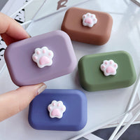 Lens Case - Center Pink Paw Set-Lens Case-UNIQSO EU
