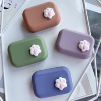 Lens Case - Side Pink Paw Set-Lens Case-UNIQSO EU