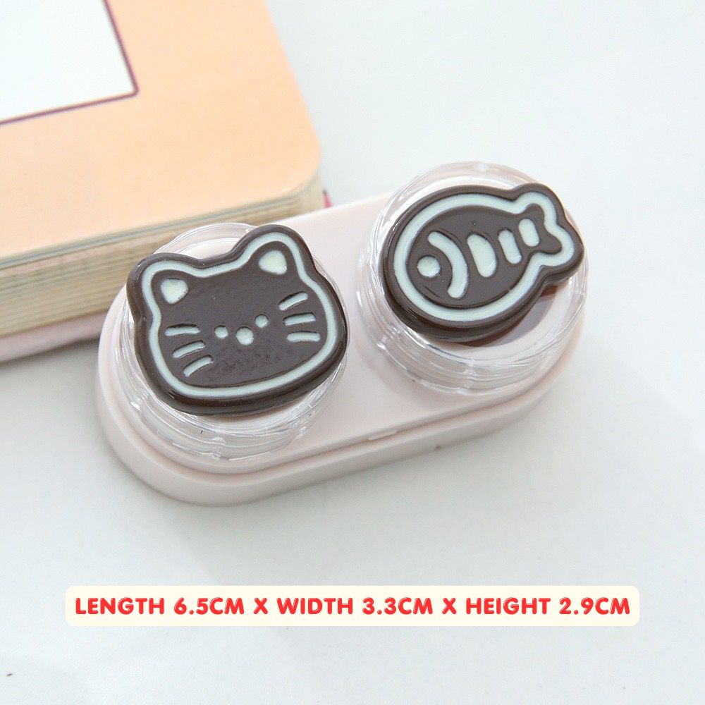 Lens Case Travel Kit - Cute Kitty-Lens Case-UNIQSO