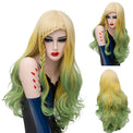 Lolita Wig - Parrot Yellow & Green-Lolita Wig-UNIQSO EU