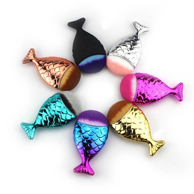 Mermaid Foundation Brush-Makeup Brushes-UNIQSO EU