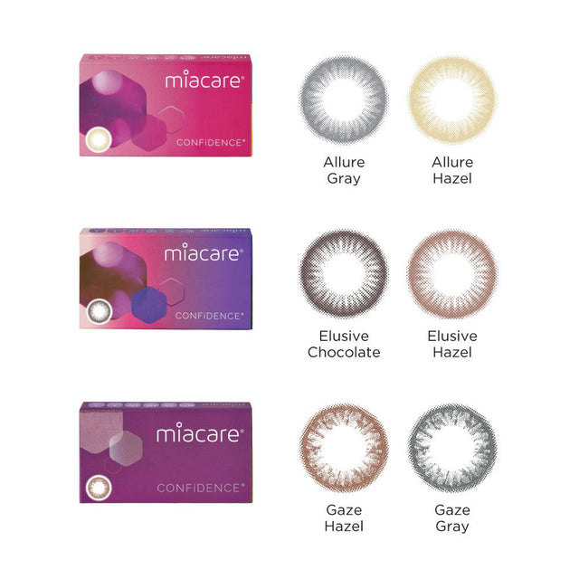 MiaCare Monthly Confidence Chic Color (2 lenses/pack)-Colored Contacts-UNIQSO EU
