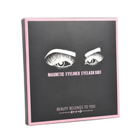 Mixed Designs Faux Mink Magnetic Eyelashes Kit Set (3 Pairs)-Magnetic Eyelash-UNIQSO EU