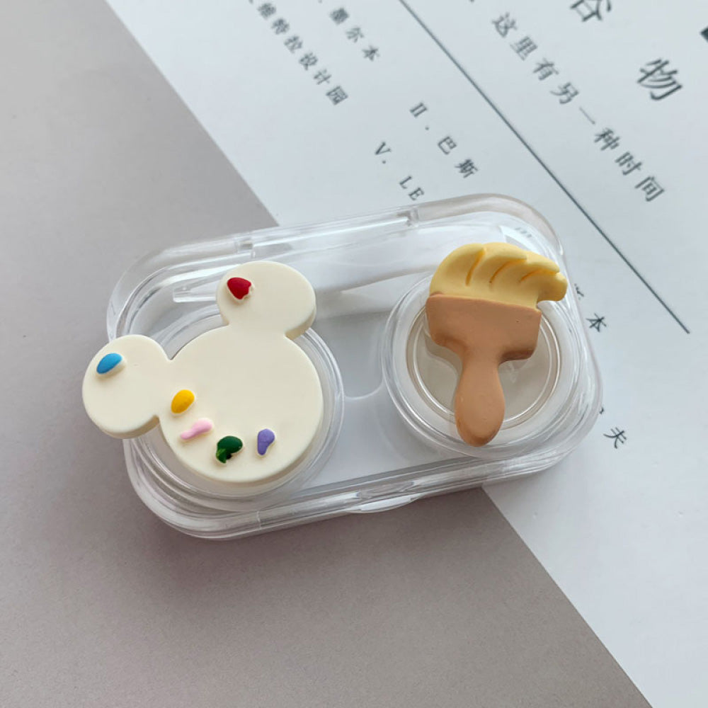 Mouse & Brush Leak Proof Lens Case-Lens Case-UNIQSO EU