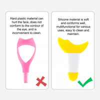 Multifunctional Eye Makeup Tool For Eyeliner, Eyeshadow, Mascara, Lower Lashes Shield-Eye Makeup Tool-UNIQSO EU