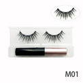 Natural Long Faux Mink Magnetic Eyelashes With Eyeliner-Magnetic Eyelash-UNIQSO EU
