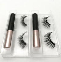 Natural Long Faux Mink Magnetic Eyelashes With Eyeliner-Magnetic Eyelash-UNIQSO EU
