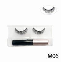 Natural Long Faux Mink Magnetic Eyelashes With Eyeliner-Magnetic Eyelash-UNIQSO EU