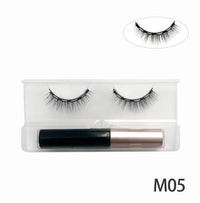 Natural Long Faux Mink Magnetic Eyelashes With Eyeliner-Magnetic Eyelash-UNIQSO EU