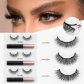 Natural Long Faux Mink Magnetic Eyelashes With Eyeliner-Magnetic Eyelash-UNIQSO EU