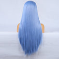 Pamper Blue Front Lace Long Hair Wig-Lace Front Wig-UNIQSO EU