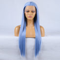 Pamper Blue Front Lace Long Hair Wig-Lace Front Wig-UNIQSO EU