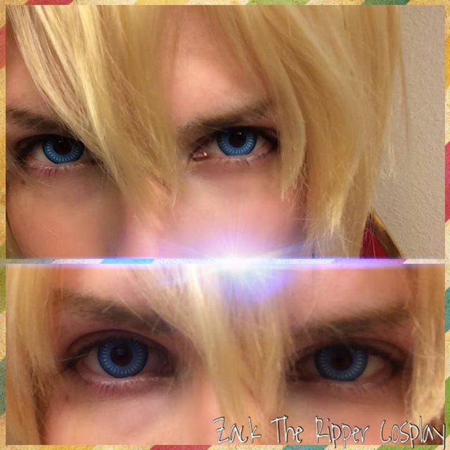Phantasee Crazy Blue Nova (2 lenses/pack)-Crazy Contacts-UNIQSO EU