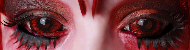 Phantasee Red Black Sclera Contacts Sunpyre (2 lenses/pack)-Sclera Contacts-UNIQSO EU