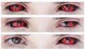 Phantasee Red Black Sclera Contacts Tokyo Ghoul - Red Ghoul/Gremlin (2 lenses/pack)-Sclera Contacts-UNIQSO EU