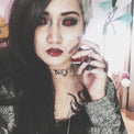 Phantasee Red Black Sclera Contacts Tokyo Ghoul - Red Ghoul/Gremlin (2 lenses/pack)-Sclera Contacts-UNIQSO EU