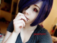 Phantasee Red Black Sclera Contacts Tokyo Ghoul - Red Ghoul/Gremlin (2 lenses/pack)-Sclera Contacts-UNIQSO EU