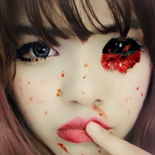 Phantasee Red Sclera Contacts Warlock (2 lenses/pack)-Sclera Contacts-UNIQSO EU