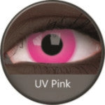 Phantasee UV Glow Crazy Lens Pink (2 lenses/pack)-UV Contacts-UNIQSO EU