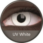 Phantasee UV Glow Crazy Lens White (2 lenses/pack)-UV Contacts-UNIQSO EU