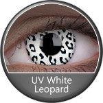 Phantasee UV Glow Crazy Lens White Leopard (2 lenses/pack)-UV Contacts-UNIQSO EU
