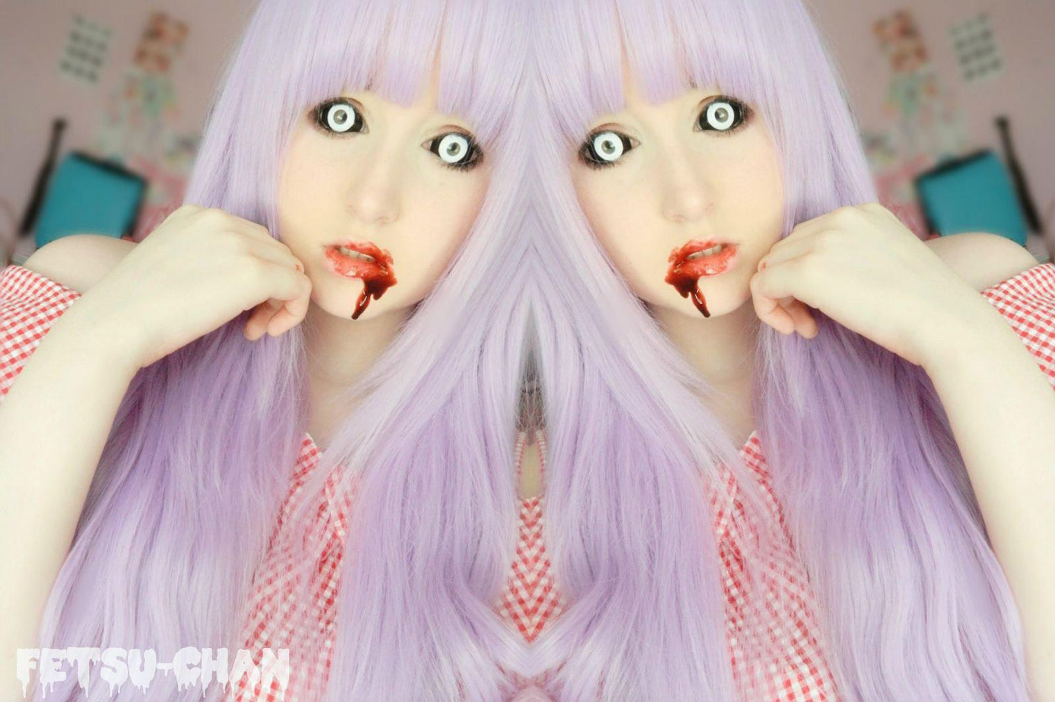 Phantasee White Black Sclera Contacts Medusa (2 lenses/pack)-Sclera Contacts-UNIQSO EU