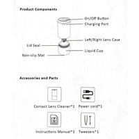 Premium Ultrasonic Contact Lenses Cleaner-Lens Cleaner-UNIQSO EU