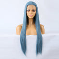 Premium Wig - Charming Victoria Long Straight Blue Hair Wigs-Lace Front Wig-UNIQSO EU