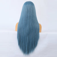 Premium Wig - Charming Victoria Long Straight Blue Hair Wigs-Lace Front Wig-UNIQSO EU
