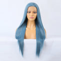 Premium Wig - Charming Victoria Long Straight Blue Hair Wigs-Lace Front Wig-UNIQSO EU