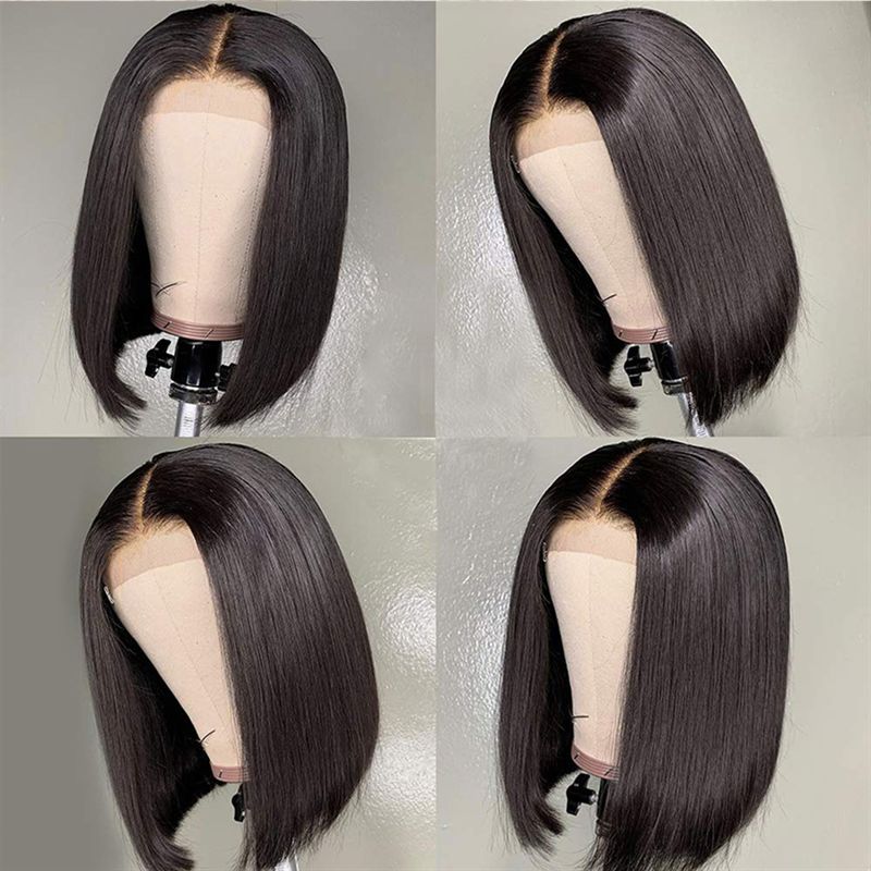 Premium Wig - Classy Chic Front Lace Middle Part Bob-Lace Front Wig-UNIQSO EU
