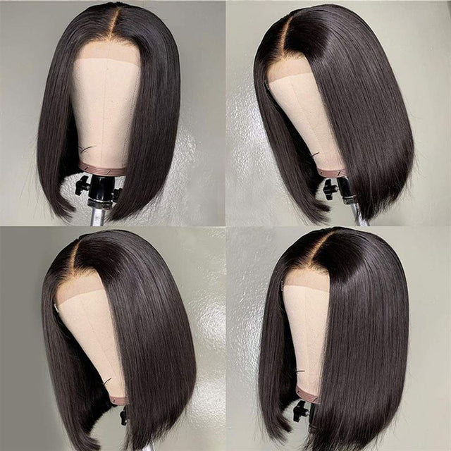 Premium Wig - Classy Chic Front Lace Middle Part Bob-Lace Front Wig-UNIQSO EU
