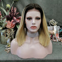 Premium Wig - Contrast Blonde Center Parting Lace Front Wig-Lace Front Wig-UNIQSO EU