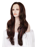 Premium Wig - Copper Blend Shiny Tinsel Lace Front Tinsel-Lace Front Wig-UNIQSO EU
