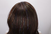 Premium Wig - Copper Blend Shiny Tinsel Lace Front Tinsel-Lace Front Wig-UNIQSO EU