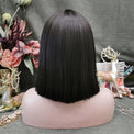 Premium Wig - Ebony Timeless Bob in Shoulder Length Lace Front Wig-Lace Front Wig-UNIQSO EU