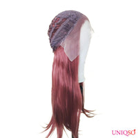 Premium Wig - Fiery Cinnamon Side Sweep Extra Long Lace Front Wig-Lace Front Wig-UNIQSO EU