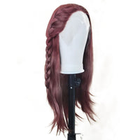 Premium Wig - Fiery Cinnamon Side Sweep Extra Long Lace Front Wig-Lace Front Wig-UNIQSO EU