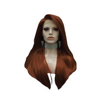Premium Wig - Fiery Cinnamon Side Sweep Extra Long Lace Front Wig-Lace Front Wig-UNIQSO EU
