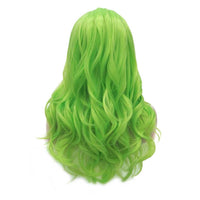 Premium Wig - Fluorescent Green Side Sweep Long Lace Front Wig-Lace Front Wig-UNIQSO EU