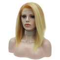 Premium Wig - Khaki Lemon Medium Straight Lace Front Wig-Lace Front Wig-UNIQSO EU