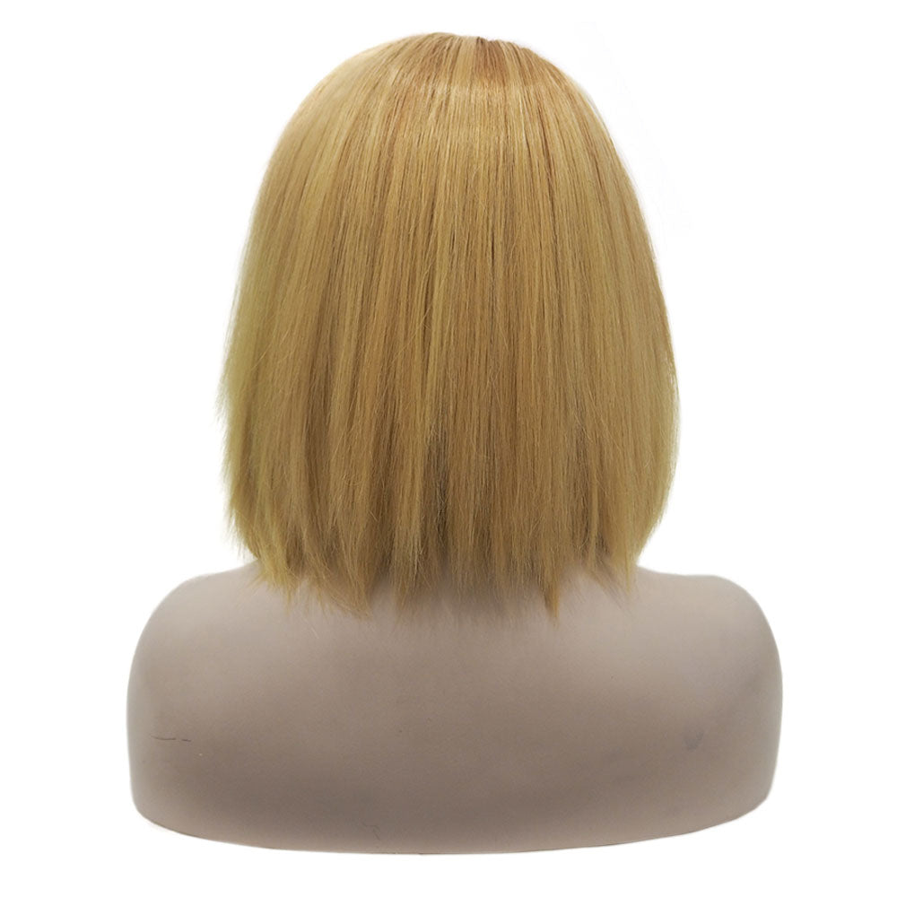 Premium Wig - Khaki Lemon Medium Straight Lace Front Wig-Lace Front Wig-UNIQSO EU