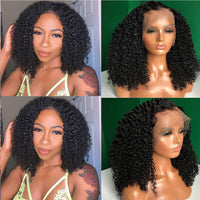Premium Wig - Kicky Locks Small Curly Front Lace Wig-Lace Front Wig-UNIQSO